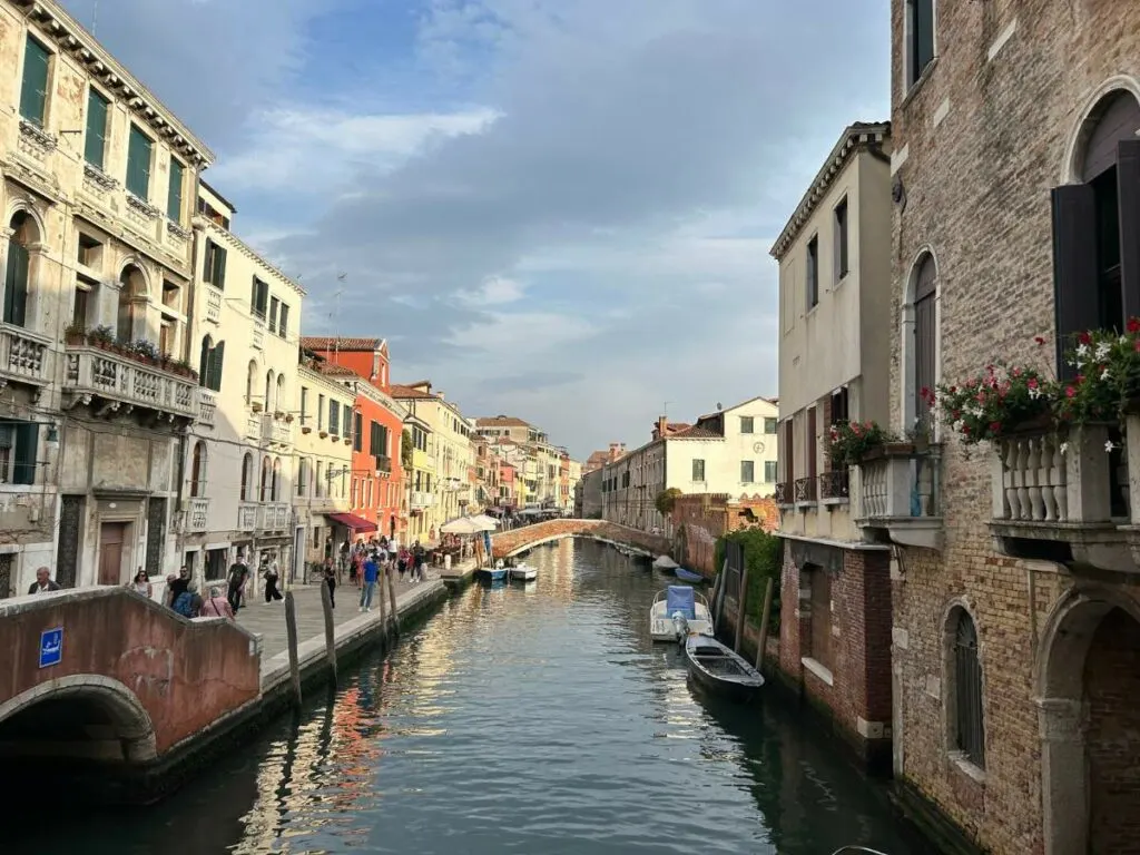 canal-lined street in Venice