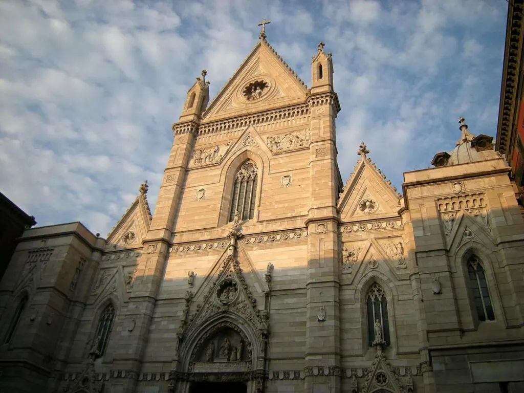 exterior of Naples Cathedral