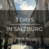 3 days in salzburg