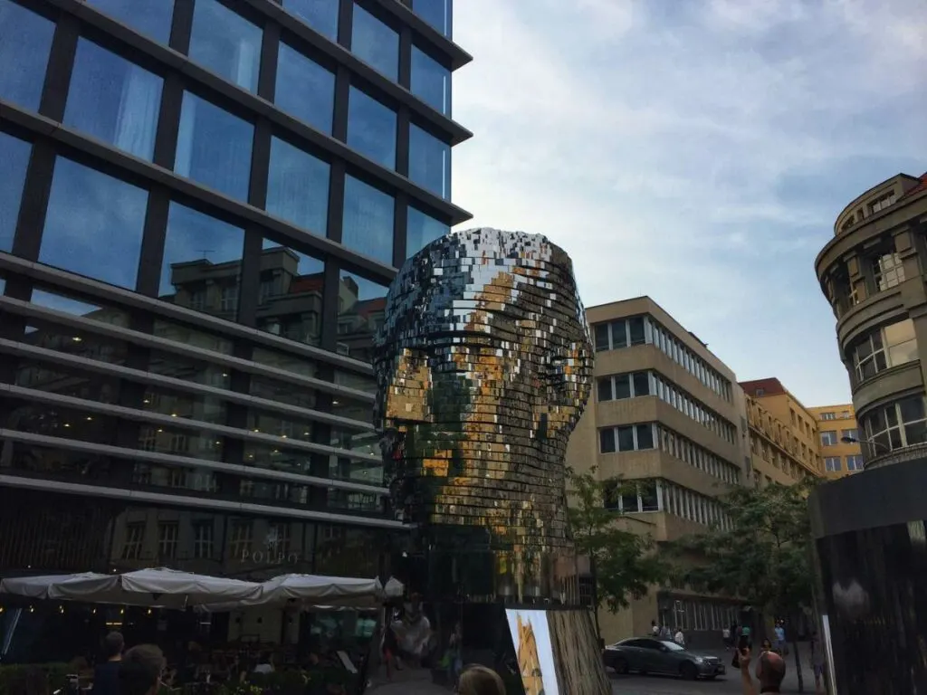 kafka monument in prague