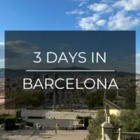 3 Days in Barcelona